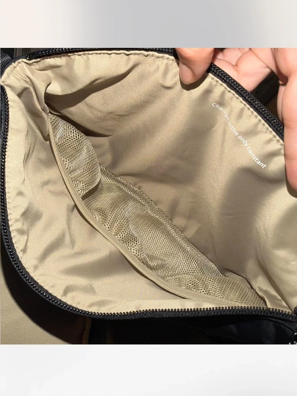 lululemon diaper bag with changing pad & crossbody